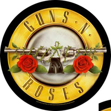 Guns N"' Roses: Back Patch/Bullet Logo
