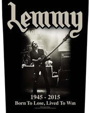 Lemmy: Back Patch/Lived to Win