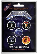 Metallica: Button Badge Pack/Ride the Lightning (Retail Pack)