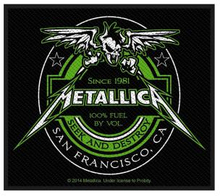 Metallica: Standard Patch/Beer Label (Loose)