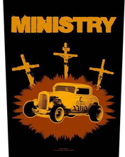 Ministry: Back Patch/Jesus Built My Hot-Rod