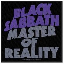 Black Sabbath: Standard Patch/Master Of Reality (Retail Pack)