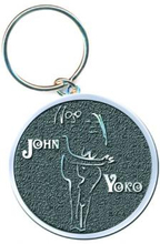 John Lennon: Keychain/John & Yoko (Die-cast Relief)