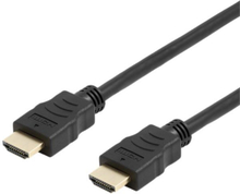 Deltaco flexibel HDMI-kabel, 3m - Svart