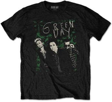 Green Day: Unisex T-Shirt/Green Lean (Large)