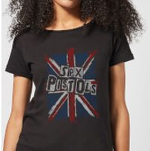 Sex Pistols Union Jack Women's T-Shirt - Black - S