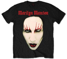 Marilyn Manson: Unisex T-Shirt/Red Lips (Small)