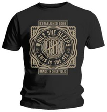 While She Sleeps: Unisex T-Shirt/This is Six (Small)