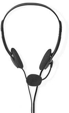 Nedis PC headset | On-Ear | Stereo | 2x 3.5 mm | Vikbara Mikrofon | Svart