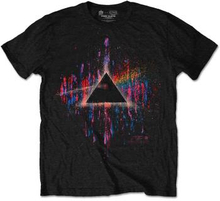 Pink Floyd: Unisex T-Shirt/Dark Side of the Moon Pink Splatter (Medium)