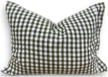 Misty Pillow Case Home Textiles Bedtextiles Pillow Cases Grønn Lovely Linen*Betinget Tilbud