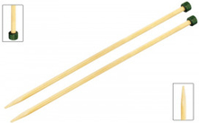KnitPro Bamboo Stickor / Jumperstickor Bambu 25cm 9,00mm / 9.8in US13