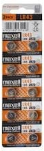 Maxell LR43-2 2pack