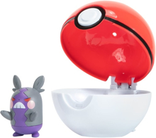 Pokémon pokéball med figur - Clip 'N' Go - Morpeko