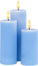 Smilla Rechargeable Home Decoration Candles LED Candles Blå Sirius Home*Betinget Tilbud