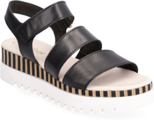 Sandal Shoes Summer Shoes Platform Sandals Svart Gabor*Betinget Tilbud