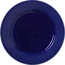 Lyngby Porcelain - Rhombe Color lunsjtallerken 23 cm mørk blå
