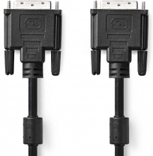 DVI-kabel | DVI-D 24 + 1-pin han | DVI-D 24 + 1-pin han | 2560x1600 | Nikkelplateret | 2.00 m | PVC