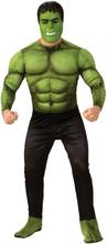 Hulk deluxe vuxen standardstorlek hulken avengers dräkt