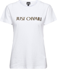 T-Shirt T-shirts & Tops Short-sleeved Hvit Just Cavalli*Betinget Tilbud
