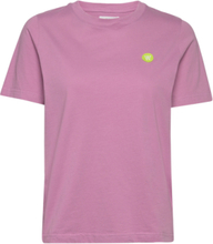 Mia T-Shirt Tops T-shirts & Tops Short-sleeved Pink Double A By Wood Wood