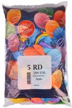 Bini Balloons Ballonger Ass. frger 16cm - 200 st