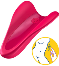 Satisfyer High Fly Finger Vibrator Red Klitoris vibraattori