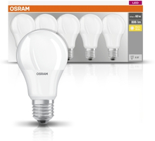 OSRAM LED-Lampa E27 8,5W 2700K 806 Lumen 5-Pack 4058075090484 Replace: N/A