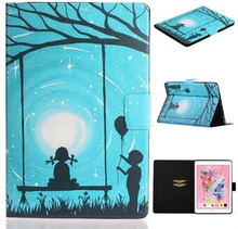 Pattern Printing PU Leather TPU Stand Tablet Casing with Card Slots for iPad 10.2 (2021)/(2020)/(201
