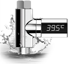 LED Shower Termometer Digital Shower Celsius Temperatur Display Head Vand termometer Real Time Bath