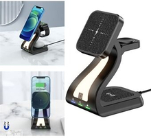 H20 Magnetic Wireless Charger Multifunction Phone Stand Wireless Charging Cellphone Charging Stand