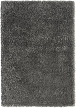 Shaggy gulvtæppe med høj luv 160x230 cm 50 mm antracitgrå