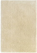 Shaggy gulvtæppe med høj luv 160x230 cm 50 mm beige