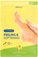 Stay Well Peeling & Softening Foot Mask Lemon 1pcs