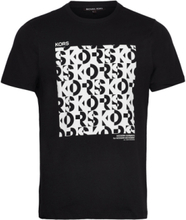 Kinetic Kors Block Tee T-shirts Short-sleeved Svart Michael Kors*Betinget Tilbud