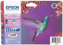 Bläckpatron Epson C13T08074011 T0807 Multipack 6-färger