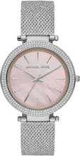 Michael Kors MK4518 Horloge Darci Mesh staal zilverkleurig-roze 39 mm