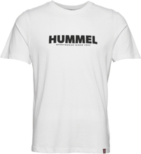 Hmllegacy T-Shirt T-shirts & Tops Short-sleeved Hvit Hummel*Betinget Tilbud