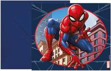 Inbjudningskort Spiderman Crime Fighter