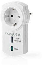 Nedis RF Plug | Mesh / 433 MHz | IP20 | 3680 W | Jordad kontakt / Typ F (CEE 7/7) | Vit