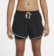 Nike Dri-FIT Tempo Older Kids' (Girls') Printed Running Shorts - Black