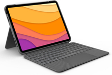 Logitech iPad Air (2022 / 2020) Combo Touch Keyboard (Dansk Tastatur m. Etui) - Grå
