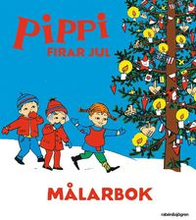 Pippi firar jul - Målarbok