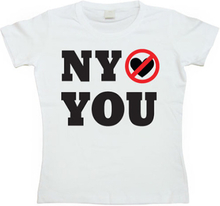 New York Do Not Love You! Girly T-shirt, T-Shirt
