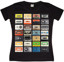 Mixed Tapes Girly T-shirt, T-Shirt