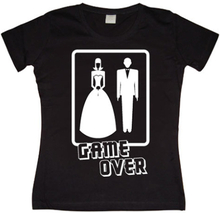 Wedding - GAME OVER! Girly T-shirt, T-Shirt