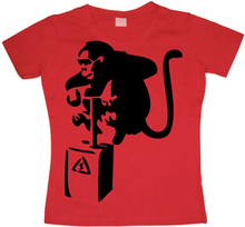 Detonator Monkey Girly T-shirt, T-Shirt