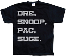 Dre, Snoop, Pac & Suge T-Shirt, T-Shirt