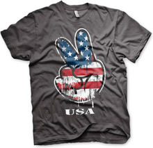 USA Peace Hand T-Shirt, T-Shirt