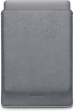 Woolnut Leather Sleeve Til MacBook / Laptop 15" (350 x 245mm) - Grå